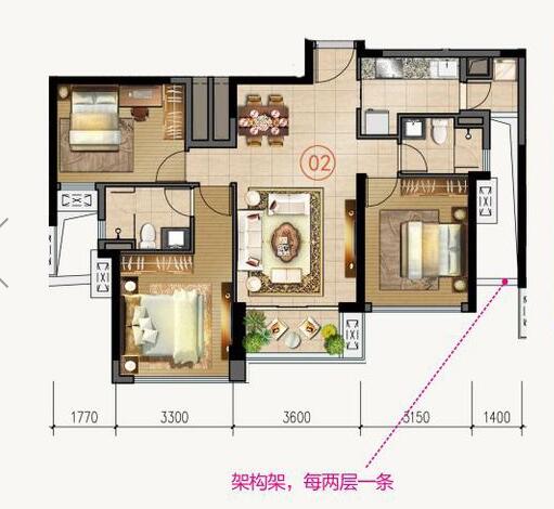 宅男视频APP在线观看陶家裝：佛山合景新鴻基·瀧景100㎡新中式宅男视频免费版APP下载效果鑒賞