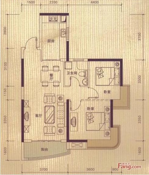 宅男视频APP在线观看陶家裝：佛山丹灶  桂丹頤景園80㎡簡約現代宅男视频免费版APP下载效果鑒賞