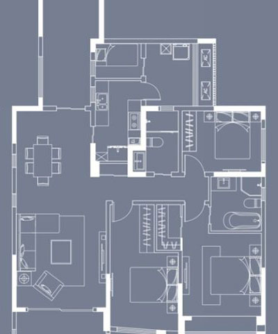 宅男视频APP在线观看陶家裝：成都中環豐錦153㎡的歐式風格宅男视频免费版APP下载鑒賞